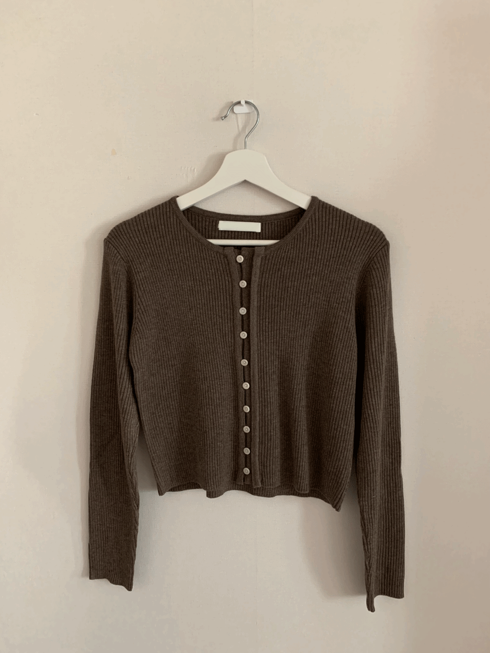 [CARDIGAN/TOP] Maisy Button Cardigan (4color)