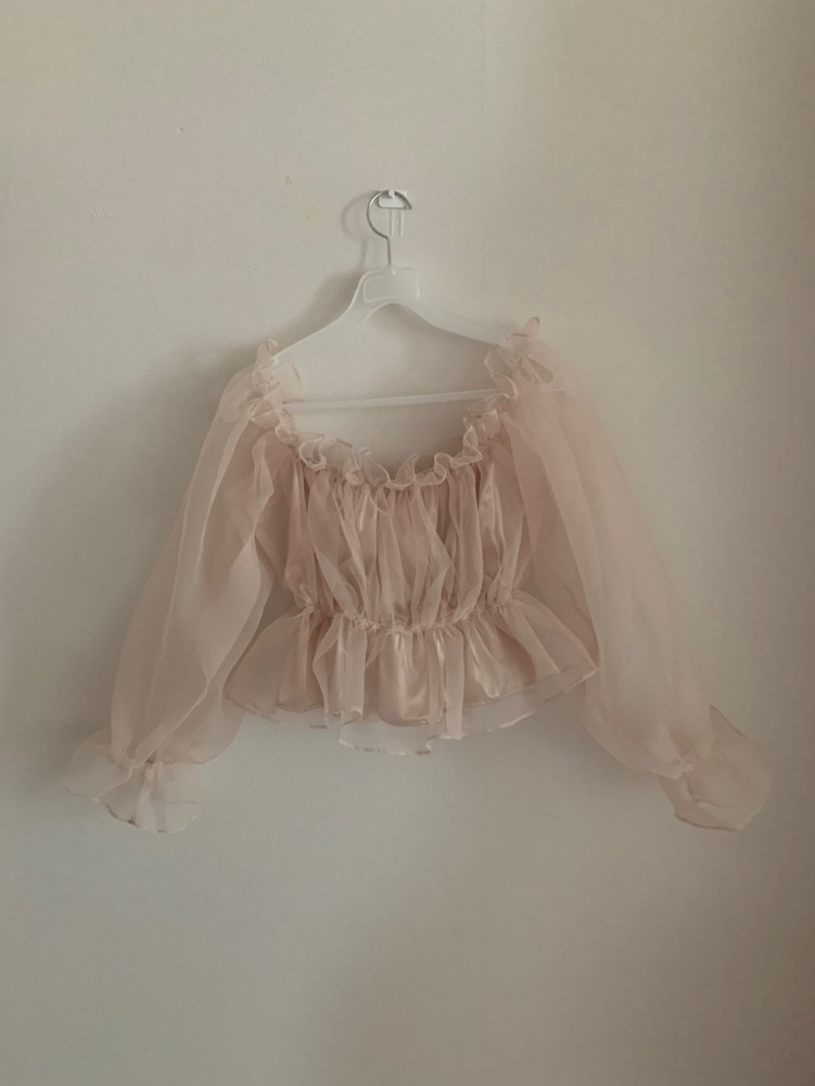 [TOP/BEST!♥] Lily May Rose Ruffle Blouse (2color)
