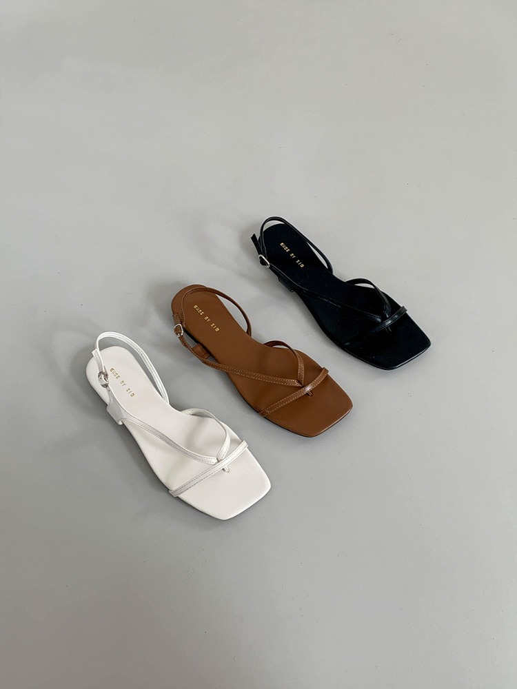 [Shoes] Strap flip flops (3color)(개인소장❤︎)