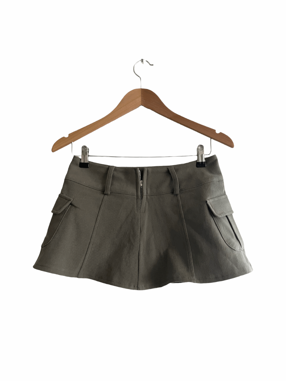 [SAMPLE SALE] [Skirt] Pocket waist mini skirt / 2 colors