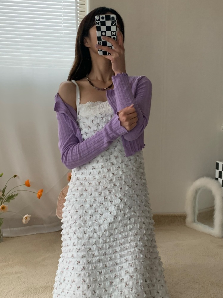 [SAMPLE SALE] [Dress] Amelia frill slip dress / 2 colors