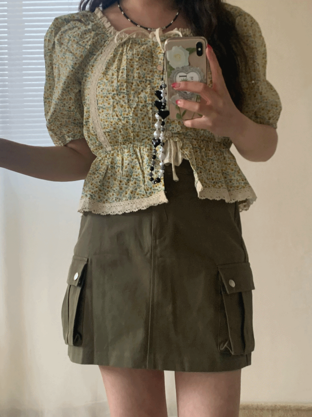 [Skirt] Cargo pocket mini skirt / 3 colors
