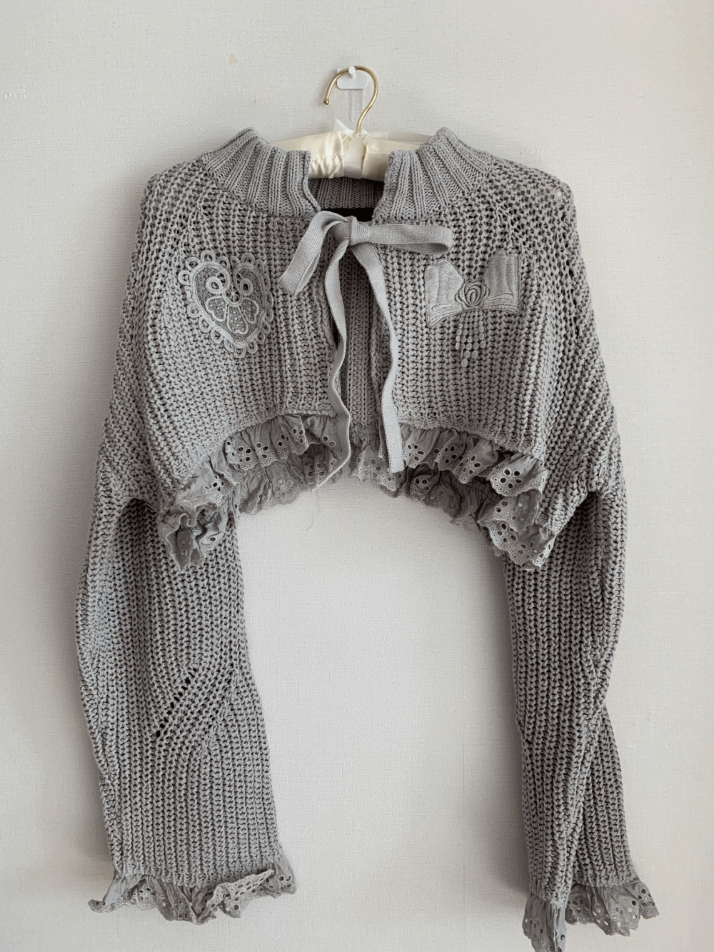 [PREMIUM] [Outer] Vintage crochet lace cardigan / 3 colors