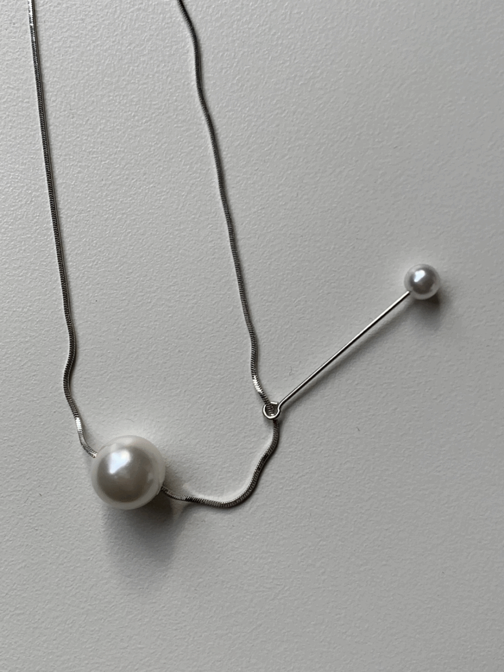 [Acc] Chaste Pearl Necklace / one color