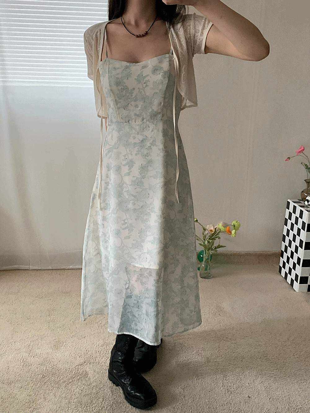[Dress] Romantic Vintage Slip Dress / 2 colors