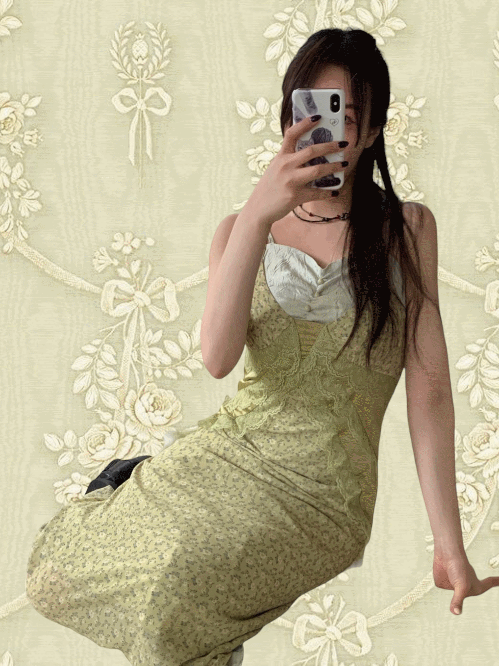 [Dress] Olivia Rose Lace Slip Dress / 2 colors