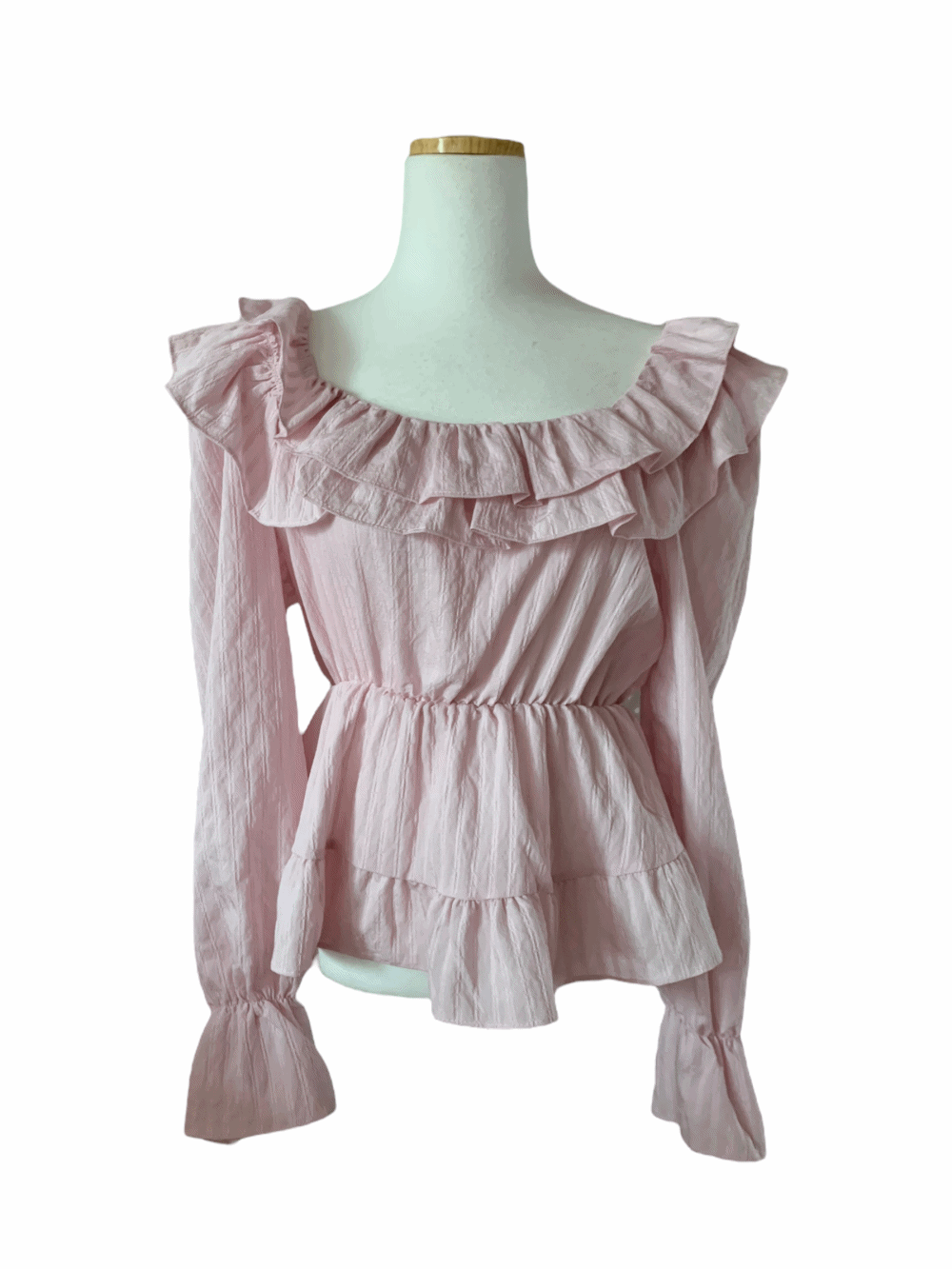 [PREMIUM] [Top] Amore Frill Ruffle Blouse / 3 colors