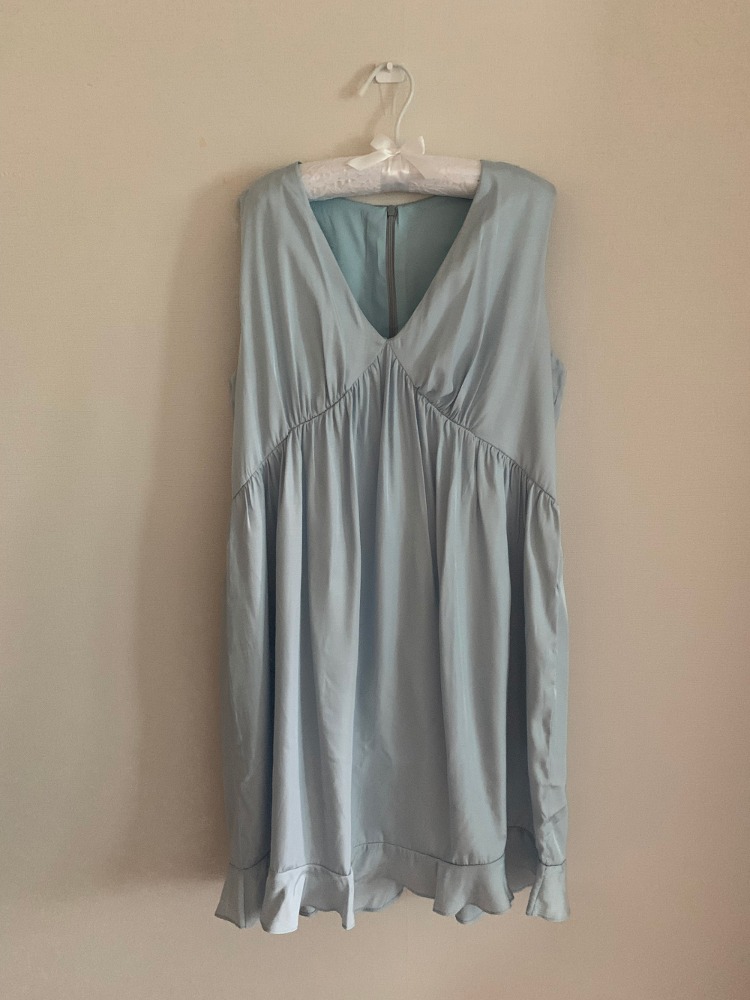 [Dress] Wendy Frill Pleats Dress / 2 colors